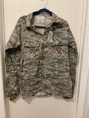 Propper Men’s Utility Airman Battle Uniform Shirt Camo 38L New